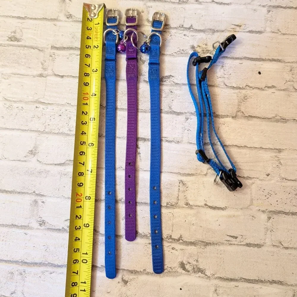 Five Cat Collars , Some with Bell